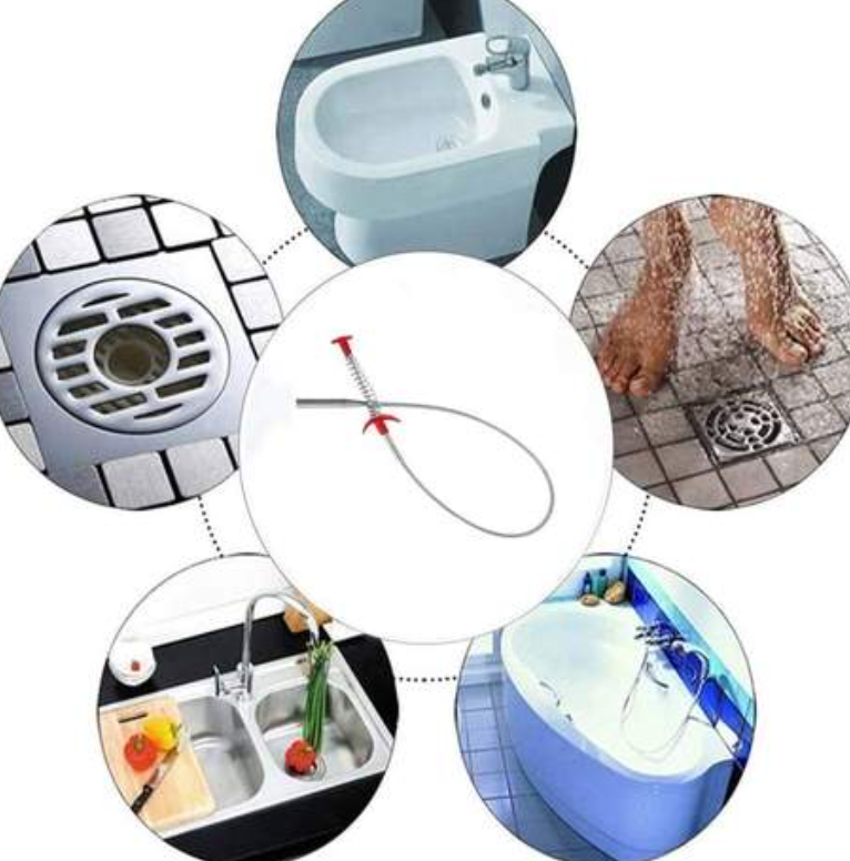 Drainage Block Remover Spring Pipe Cleaner Tool