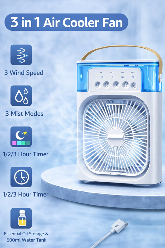 3 In 1 Portable Air Conditioner Fan