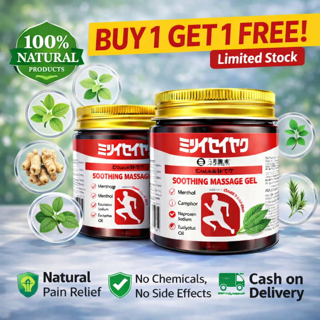 Japanese Instant Pain Relief Soothing Massage Gel (Buy 1 Get 1 Free)