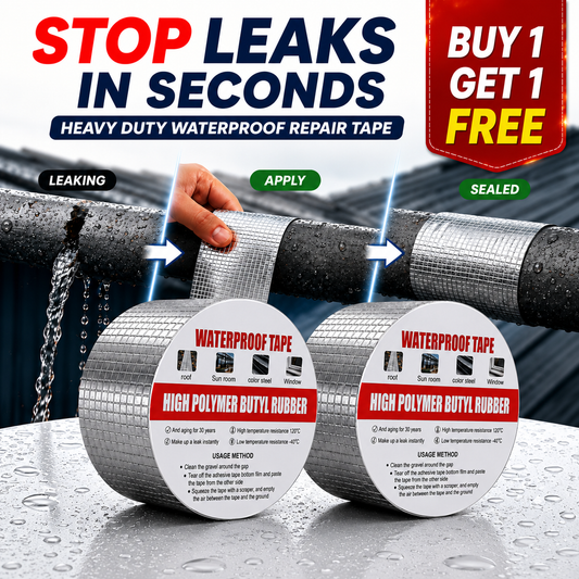 Aluminum Waterproof Tapes For Leakage Repair (Pack of 2)