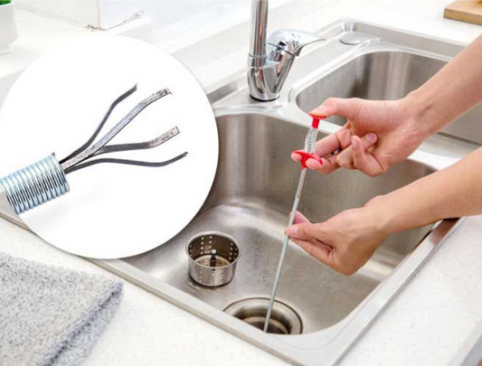 Drainage Block Remover Spring Pipe Cleaner Tool