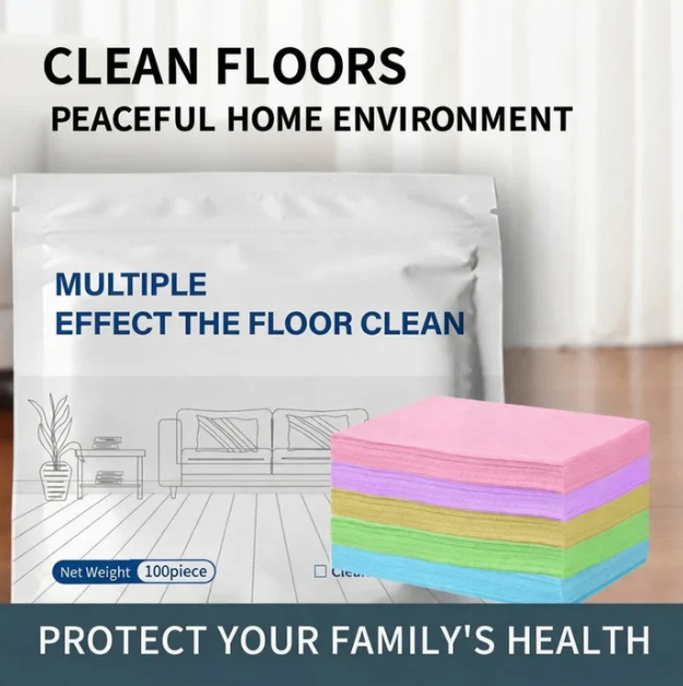 Floor Cleaning Sheets (Pack of 100)